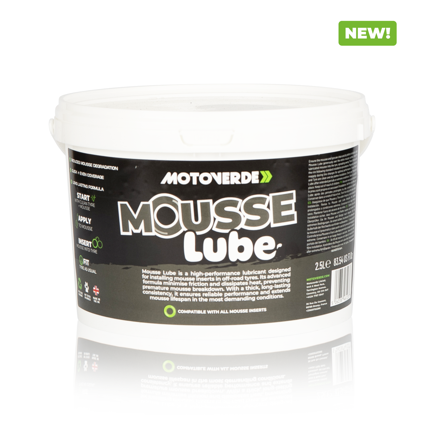 Mousse Lube 4 x 2.5L