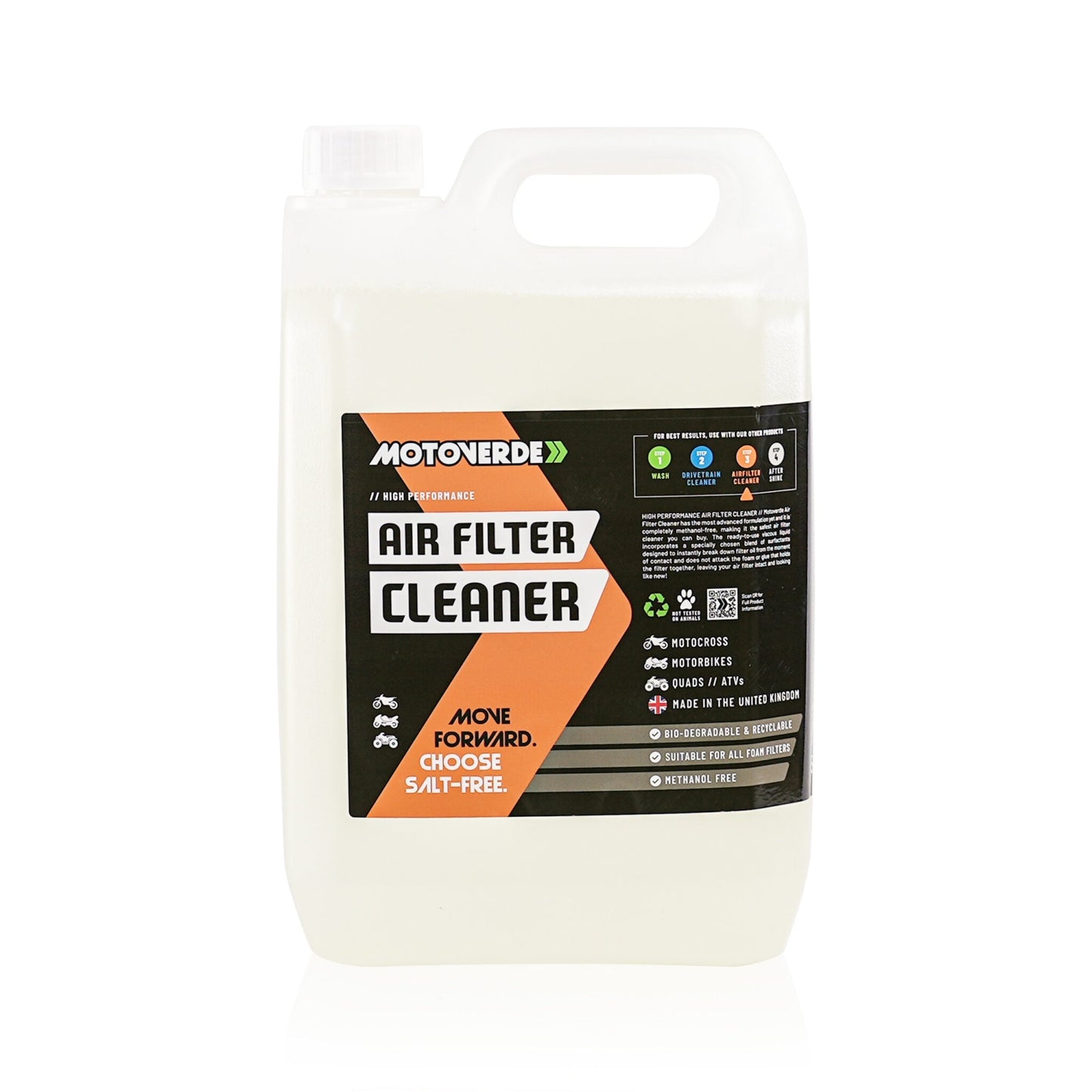 Air Filter Cleaner 4 x 5L Refill