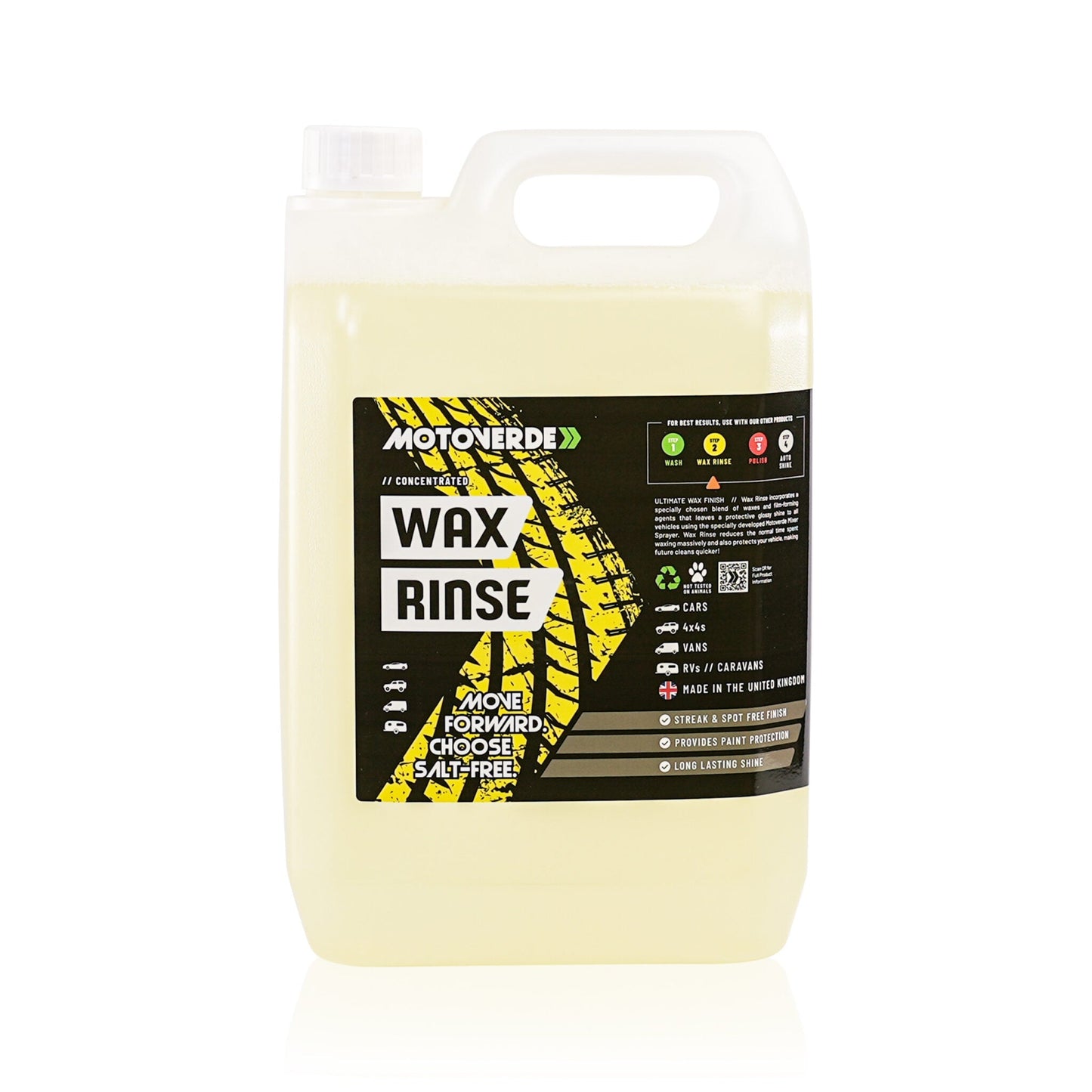 Wax Rinse Concentrate 4 x 5L Refill